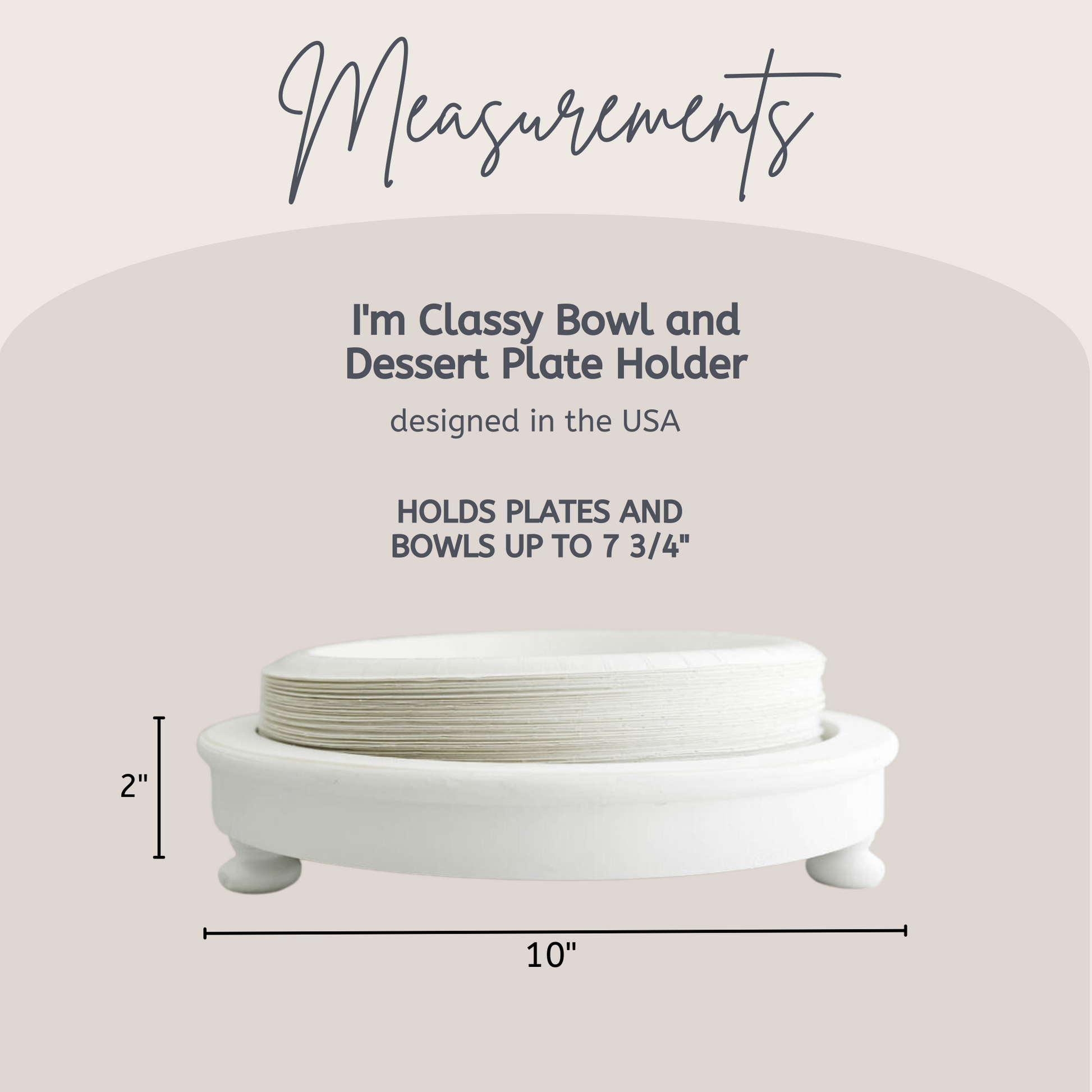 I'm Classy Too! Plate Holder – Surroundings Market